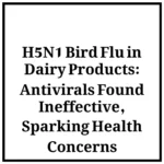 H5N1 Bird Flu in Dairy Products: Antivirals Found Ineffective, Sparking Health Concerns